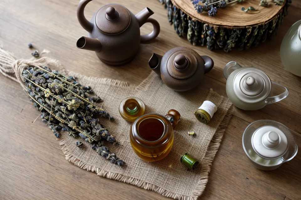 Carnet de formation en aromathérapie avec notes manuscrites sur la menthe poivrée