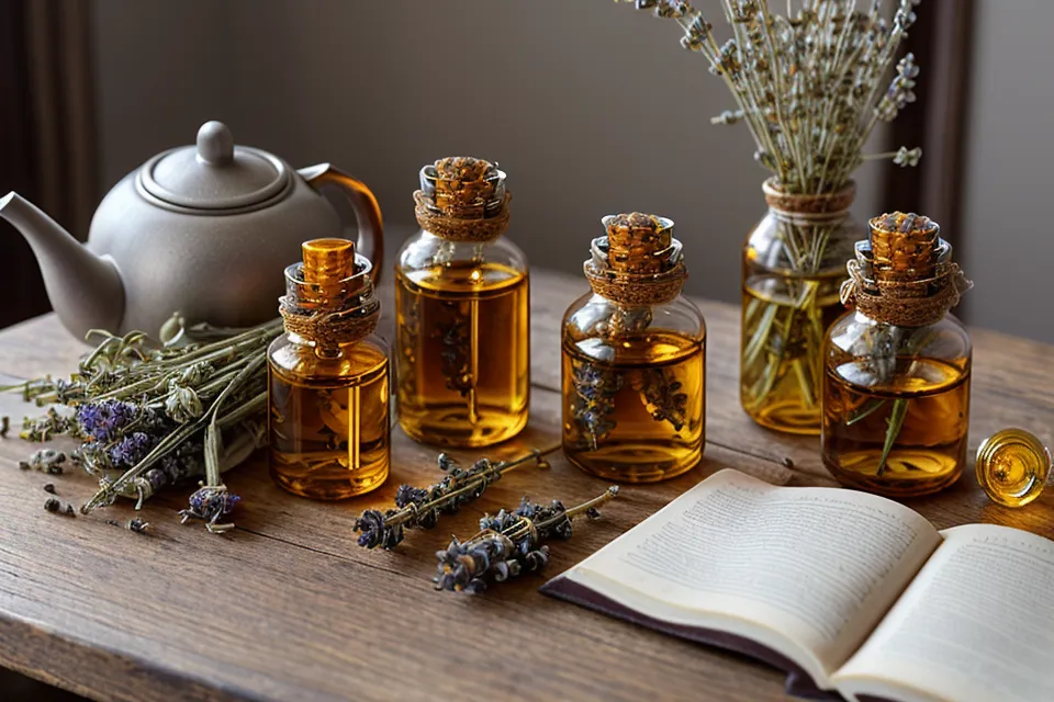 Main écrivant dans un carnet de naturopathie débutante, à la lumière du jour